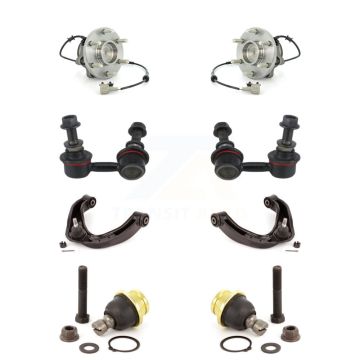 Front Bearing Lower Ball Joint Upper Control Arm & Link Kit (8Pc) For Nissan Frontier RWD K7T-111094