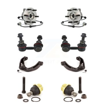 Front Bearing Lower Ball Joint Upper Control Arm & Link Kit (8Pc) For Nissan Frontier 4WD K7T-111095