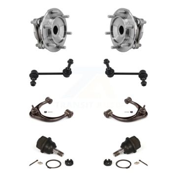 Front Hub Bearing Lower Ball Joint Upper Control Arm Link Kit (8Pc) For Toyota 4Runner FJ K7T-111097