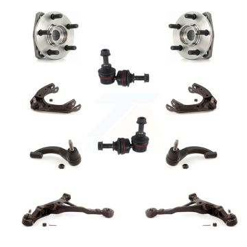 Front Bearing Lower Upper Control Arm Outer Tie Rod Link Kit (10Pc) For Chrysler Sebring K7T-111113
