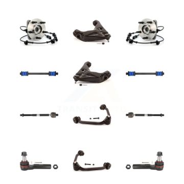 Front Bearing Lower Upper Arm Outer Inner Tie Rod & Link Kit (12Pc) For Ford Ranger Mazda K7T-111133