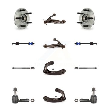Front Hub Bearing Lower Upper Arm Outer Inner Tie Rod Link Kit (12Pc) For Dodge Ram 1500 K7T-111140