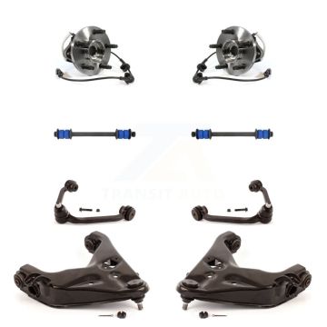 Front Bearing Lower Upper Control Arm with BJ Link Kit (8Pc) For Ford Ranger Mazda B4000 K7T-111193
