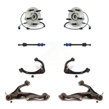 Front Bearing Lower Upper Control Arm w/ Ball Joint Link Kit (8Pc) For Ram 1500 Dodge 4WD K7T-111201