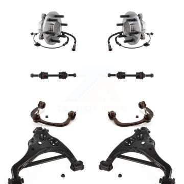 Front Bearing Lower Upper Control Arm & Link Kit (8Pc) For Ford F-150 Expedition Lincoln K7T-111212