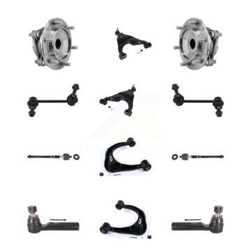 Front Hub Bearing Lower Upper Arm Outer Inner Tie Rod & Link Kit (12Pc) For Toyota Tacoma K7T-111230