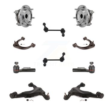 Front Bearing Lower Upper Control Arm Outer Tie Rod Link Kit (10Pc) For Toyota 4Runner FJ K7T-111231