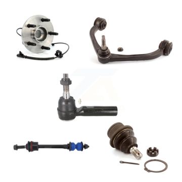 Front Right Bearing Link kit Upper Arm Lower Ball Joint Outer Tie Rod Kit (5Pc) For Dodge K7T-111252