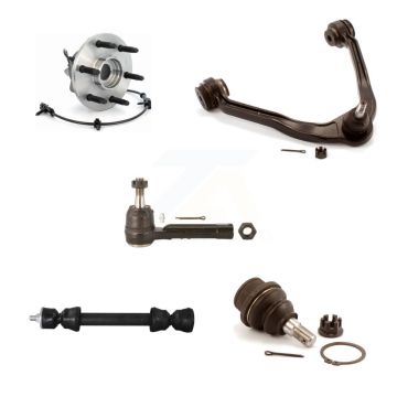 Front Right Bearing Link kit Upper Arm Lower Ball Joint & Outer Tie Rod Kit (5Pc) For GMC K7T-111261