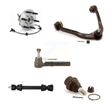 Front Right Bearing Link kit Upper Arm Lower Ball Joint Outer Tie Rod Kit (5Pc) For 1500 K7T-111265