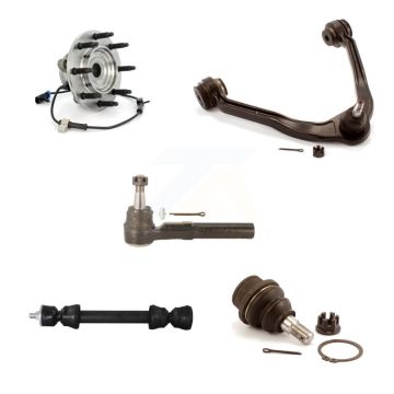 Front Right Bearing Link kit Upper Arm Lower Ball Joint Outer Tie Rod Kit (5Pc) For 1500 K7T-111267