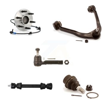 Front Right Bearing Link kit Upper Arm Lower Ball Joint & Outer Tie Rod Kit (5Pc) For GMC K7T-111269