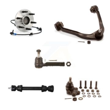 Front Right Bearing Link kit Upper Arm Lower Ball Joint & Outer Tie Rod Kit (5Pc) For GMC K7T-111273