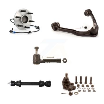 Front Right Bearing Link kit Upper Arm Lower Ball Joint & Outer Tie Rod Kit (5Pc) For GMC K7T-111274