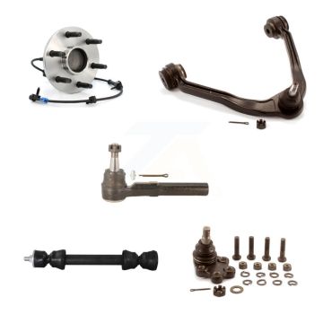 Front Right Bearing Link kit Upper Arm Lower Ball Joint Outer Tie Rod Kit (5Pc) For 1500 K7T-111275