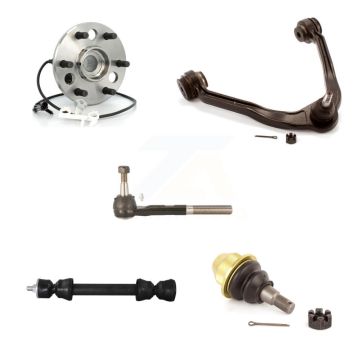 Front Right Bearing Link kit Upper Arm Lower Ball Joint & Outer Tie Rod End Kit (5Pc) For K7T-111277