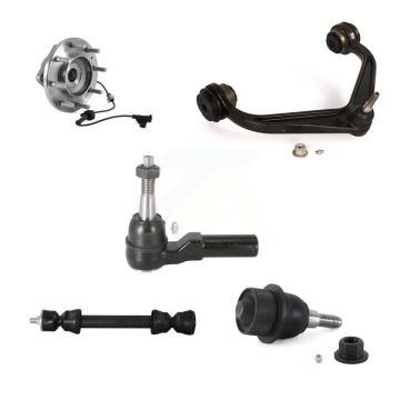Front Right Bearing Link kit Upper Arm Lower Ball Joint & Outer Tie Rod Kit (5Pc) For GMC K7T-111290