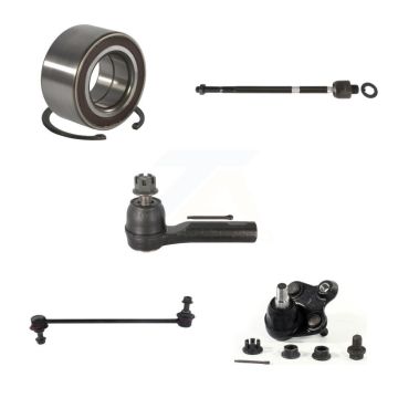 Front Left Bearing Link kit Lower Ball Joint Outer Inner Tie Rod Kit (5Pc) For Honda CR-V K7T-111298