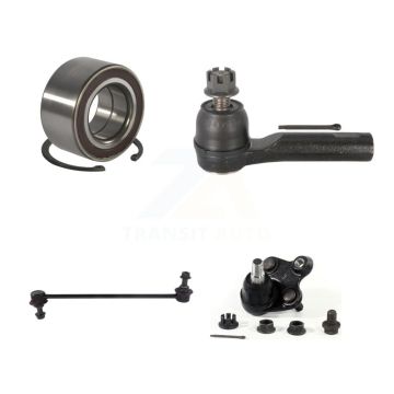 Front Left Wheel Bearing Link kit Lower Ball Joint & Outer Tie Rod End Kit For Honda CR-V K7T-111300