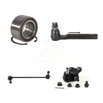 Front Left Wheel Bearing Link kit Lower Ball Joint & Outer Tie Rod End Kit For Honda CR-V K7T-111301