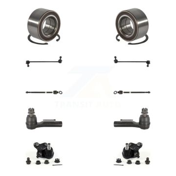 Front Wheel Bearing Lower Ball Joint Outer Inner Tie Rod & Link Kit (10Pc) For Honda CR-V K7T-111302