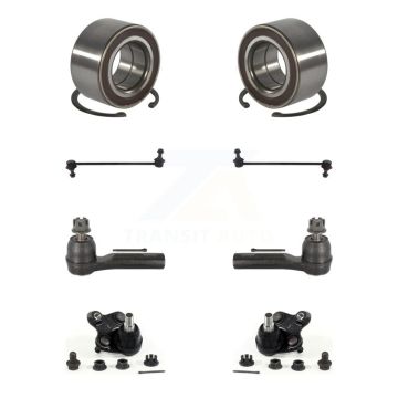 Front Wheel Bearing Lower Ball Joint Outer Tie Rod Sway Bar Link Kit (8Pc) For Honda CR-V K7T-111304