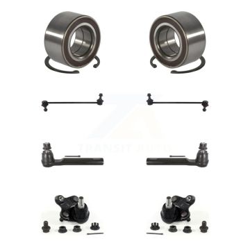 Front Wheel Bearing Lower Ball Joint Outer Tie Rod Sway Bar Link Kit (8Pc) For Honda CR-V K7T-111305