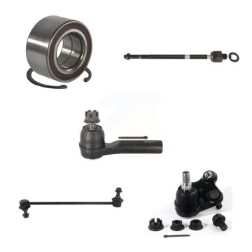 Front Right Wheel Bearing Link kit Lower Ball Joint Outer Inner Tie Rod End Kit (5Pc) For K7T-111306