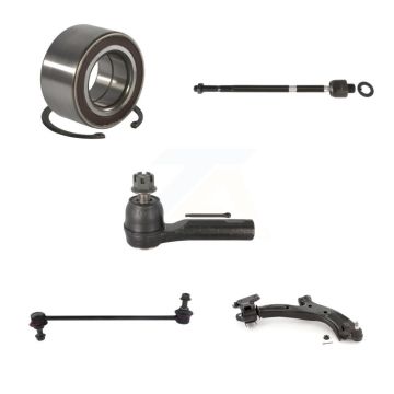 Front Right Bearing Link kit Lower Control Arm With Ball Joint Outer Inner Tie Rod Kit (5Pc) For K7T