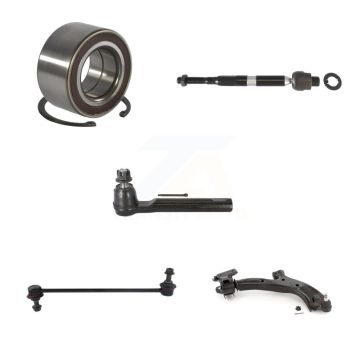 Front Right Bearing Link kit Lower Control Arm With Ball Joint Outer Inner Tie Rod Kit (5Pc) For K7T