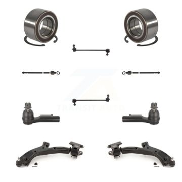 Front Wheel Bearing Lower Control Arm Outer Inner Tie Rod Link Kit (10Pc) For Honda CR-V K7T-111326