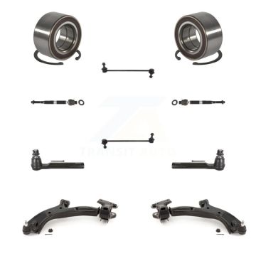 Front Wheel Bearing Lower Control Arm Outer Inner Tie Rod Link Kit (10Pc) For Honda CR-V K7T-111327