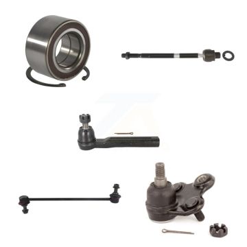 Front Bearing Link kit Lower Ball Joint Outer Inner Tie Rod Kit (5Pc) For 07-12 Acura RDX K7T-111333