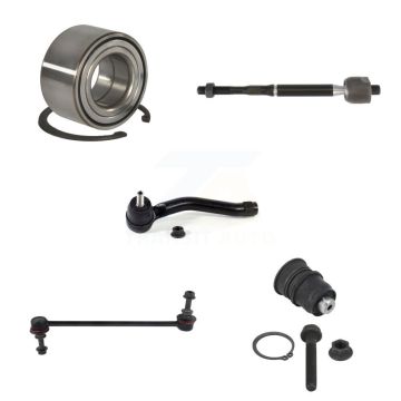 Front Left Bearing Link kit Lower Ball Joint Outer Inner Tie Rod End Kit (5Pc) For Nissan K7T-111342