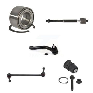 Front Right Bearing Link kit Lower Ball Joint & Outer Inner Tie Rod Kit (5Pc) For Nissan K7T-111343