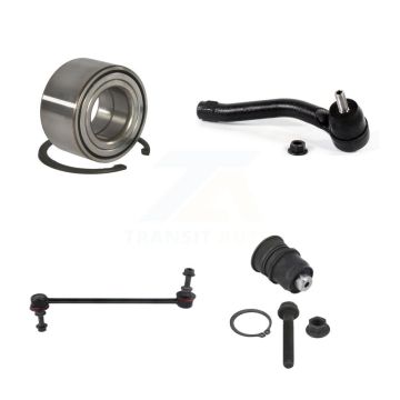 Front Right Bearing Link kit Lower Ball Joint & Outer Tie Rod Kit For Nissan Micra Versa K7T-111350