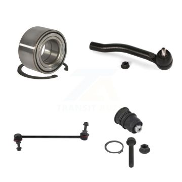 Front Right Bearing Link kit Lower Ball Joint & Outer Tie Rod Kit For Nissan Kicks Versa K7T-111351