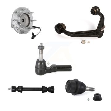Front Right Hub Bearing Link kit Upper Control Arm Lower Ball Joint Outer Tie Rod Kit (5Pc) For K7T-