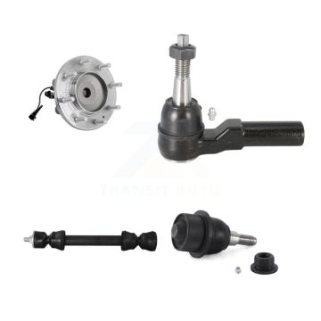 Front Hub Bearing Link kit Lower Ball Joint Outer Tie Rod Kit For GMC Sierra 3500 HD RWD K7T-111405