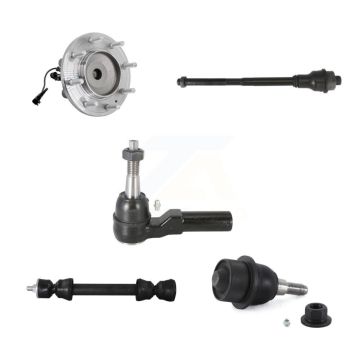 Front Hub Bearing Link kit Lower Ball Joint Outer Inner Tie Rod Kit (5Pc) For GMC Sierra K7T-111413
