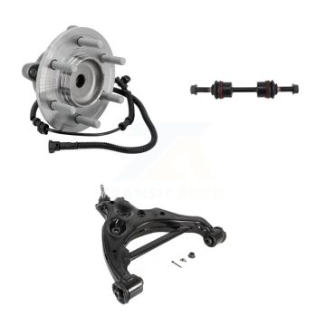 Front Right Hub Bearing Assembly Sway Bar Link kit & Lower Control Arm Kit For Ford F-150 K7T-111418