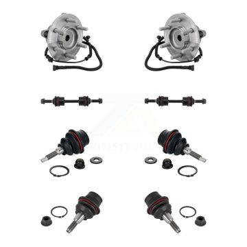 Front Bearing Assembly Upper Lower Ball Joint Sway Bar Stabilizer Link Kit For Ford F-150 K7T-111435