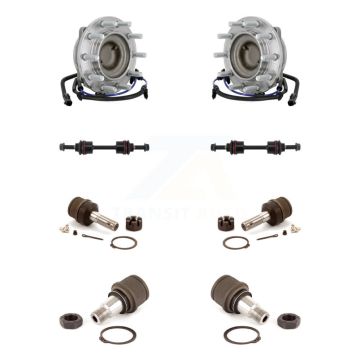 Front Bearing Assembly Upper Lower Ball Joint Sway Bar Link Kit For Ford F-450 Super Duty K7T-111439