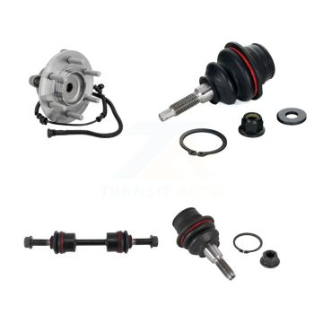 Front Hub Bearing Assembly Sway Bar Link kit & Upper Lower Ball Joint Kit For Ford F-150 K7T-111444