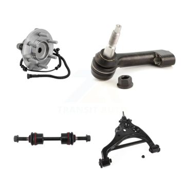 Front Left Hub Bearing Link kit Lower Control Arm With Ball Joint & Outer Tie Rod Kit For K7T-111508