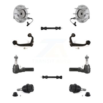Front Bearing Upper Control Arm Lower Ball Joint Outer Tie Rod Link Kit (10Pc) For GMC HD K7T-111538