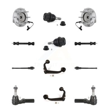Front Bearing Upper Control Arm Lower Ball Joint Outer Inner Tie Rod Link  Kit (12Pc) For K7T-111540