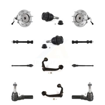 Front Bearing Upper Control Arm Lower Ball Joint Outer Inner Tie Rod Link  Kit (12Pc) For K7T-111541