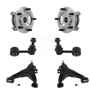 Front Bearing Lower Control Arm Ball Joint & Link Kit (6Pc) For Toyota Tundra Sequoia RWD K7T-111549