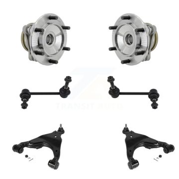 Front Hub Bearing Lower Control Arm Link Kit (6Pc) For Toyota Tacoma Pre Runner with RWD K7T-111551